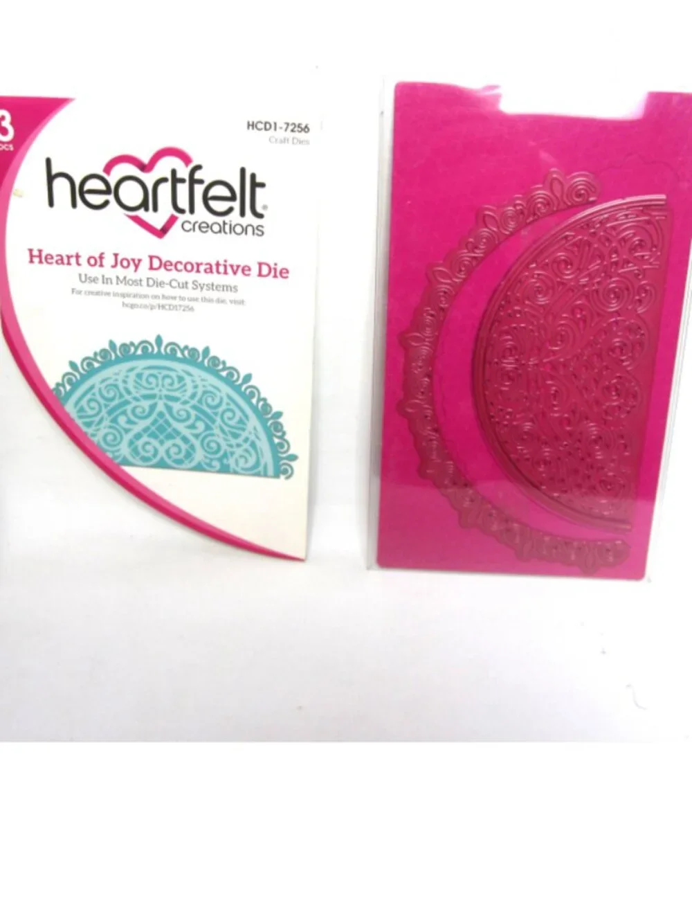 Heartfelt Creations Heart of Joy Decorative Die 3 Pcs Craft Dies HCD1-7256